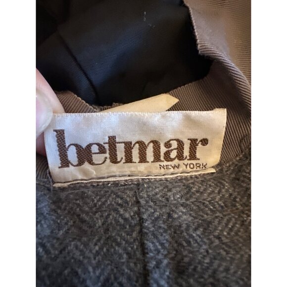 Betmar Womens Herringbone Wool Blend Cloche Boho Retro Hat Gray - Picture 5 of 6